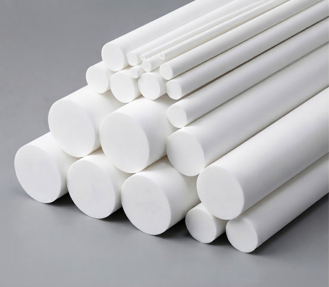 Nhựa Teflon PTFE cây tròn 08–200mm